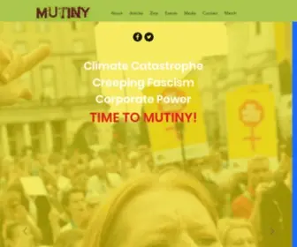 Timetomutiny.org(Socialist Organisation) Screenshot