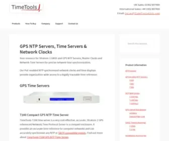 Timetoolsltd.com(GPS NTP Servers) Screenshot