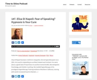 Timetoshinepodcast.com(Time to Shine Podcast) Screenshot