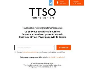 Timetosignoff.fr(TTSO Time to Sign Off) Screenshot