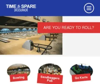 Timetosparebowling.com(Bowling, Parties, Axe Throwing) Screenshot