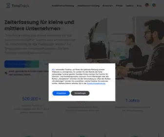 Timetrackapp.com(Zeiterfassung für kleine und mittlere Unternehmen) Screenshot