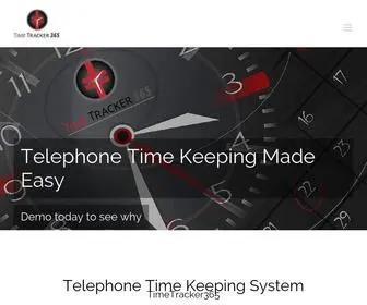 Timetracker365.com(Online Telephone Time Keeping System with Alerts) Screenshot