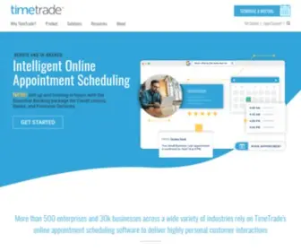 Timetrade.ca(Intelligent Online Appointment Scheduling) Screenshot