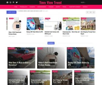 Timeviewtrend.com(Place to forget the world) Screenshot