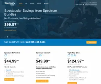 Timewarnercabledeals.net(Spectrum Internet and TV Plans) Screenshot