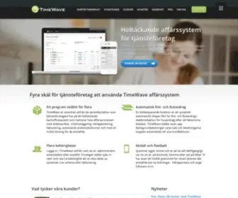 Timewave.se(Heltäckande affärssystem för Rut) Screenshot