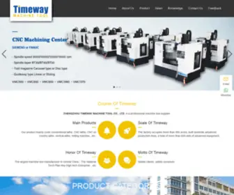 Timewaymachinery.com(Machine tool builder) Screenshot