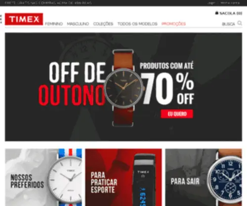 Timexstore.com.br(Timex Store) Screenshot