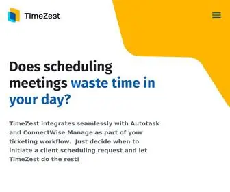 Timezest.com(Scheduling Workflow Automation for MSPs) Screenshot