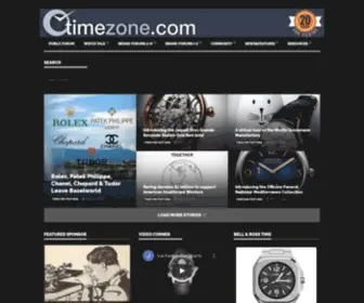 Timezone.com(Homepage) Screenshot