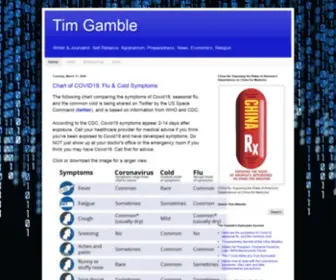 TimGamble.com Screenshot