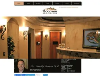 TimGoodwinchiropractic.com(Natural Healing With Chiropractic Care) Screenshot