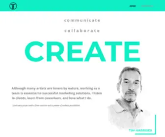 Timharrises.com(Tim Harrises Creative Services) Screenshot