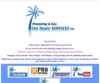 Timhealyservices.com(Plumber Morristown TN) Screenshot