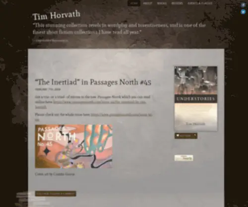 Timhorvath.com(Tim Horvath) Screenshot