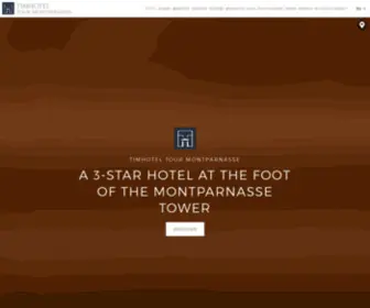 Timhotel-Paris-Tour-Montparnasse.fr(Timhotel Tour Montparnasse) Screenshot