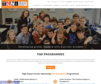 Timi.edu(The International Managment Institute) Screenshot
