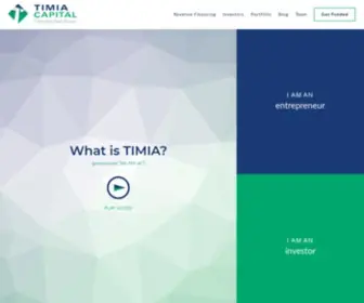 Timiacapital.com(Frictionless Finance) Screenshot