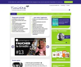 Timidite.info(Timidité) Screenshot
