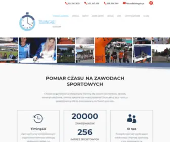 Timing4U.pl(Profesjonalny pomiar czasu na zawodach sportowych) Screenshot