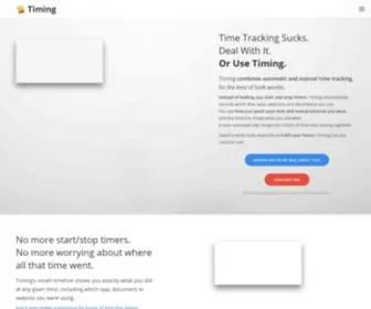 Timingapp.com(Automatic time tracking for your Mac) Screenshot