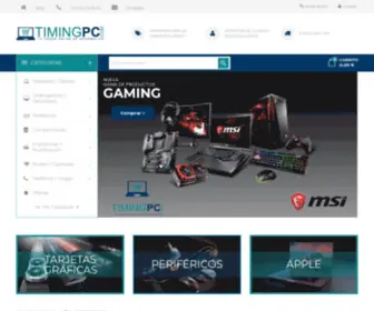 Timingpc.com(Tienda online de informatica) Screenshot