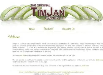 Timjanwonderjuice.co.za(The Original Timjan Wonderjuice Bonnievale) Screenshot