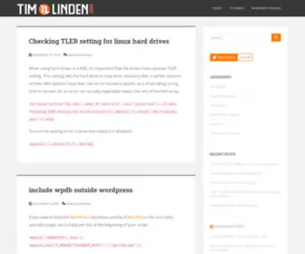 Timlinden.com(Full Stack Web Developer) Screenshot