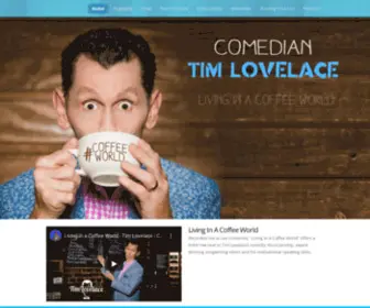 Timlovelace.com(Living In A Coffee World) Screenshot