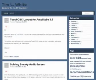 Timlwhite.com(Timlwhite) Screenshot