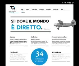 Timmagine.it(Agenzia di marketing e comunicazione a 360°) Screenshot