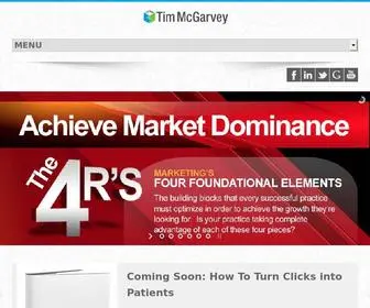 TimmcGarvey.com(Tim McGarvey Marketing Expert) Screenshot