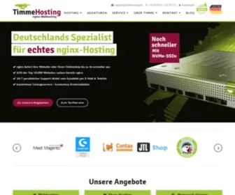 Timmehosting.de(Timme Hosting) Screenshot