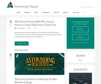 Timmermanreport.com(Timmerman Report) Screenshot