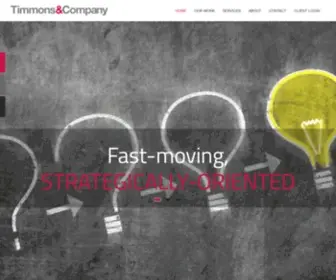 Timmonsandcompany.com(Philadelphia Digital Marketing Agency) Screenshot