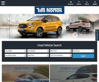 Timnortonmotors.co.uk(New And Used Ford Vehicles At Tim Norton Motor Services Ltd In Oakham Rutland) Screenshot