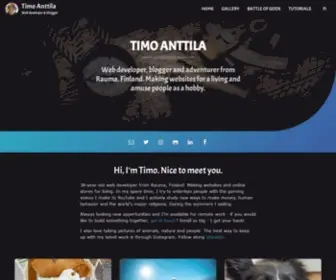 Timoanttila.com(Timo Anttila) Screenshot
