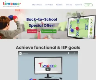 Timocco.com(Turns Therapy Into Fun) Screenshot