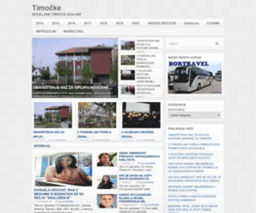 Timocke.rs(Timočke) Screenshot