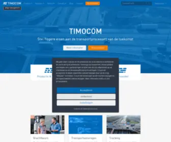 Timocom.nl(Vrachtuitwisseling) Screenshot