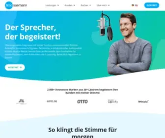 Timosaemann.de(Als Sprecher bringt Timo Sämann Marken und Menschen zum Strahlen) Screenshot