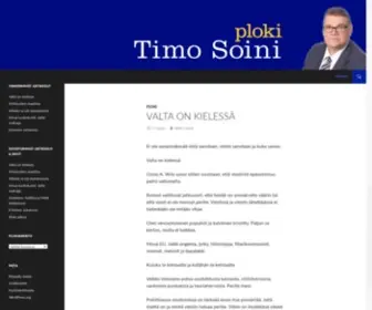 Timosoini.fi(Timo Soini) Screenshot