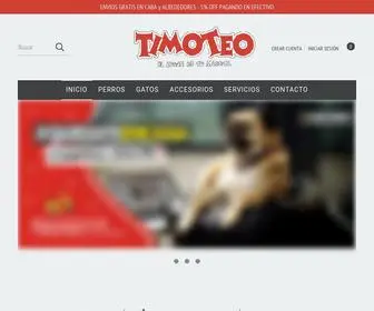 Timoteopetshop.com(Timoteo Pet Shop) Screenshot