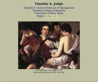 Timothy-Judge.com(Timothy A) Screenshot