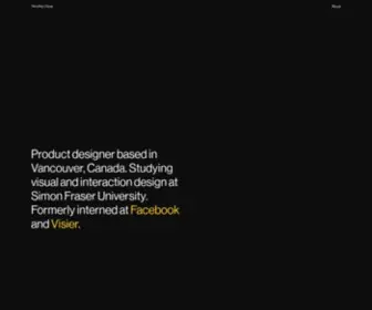 Timothychow.ca(Product Designer) Screenshot