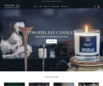 Timothyjaycandles.com(Every PRIVATE LABEL CANDLE) Screenshot