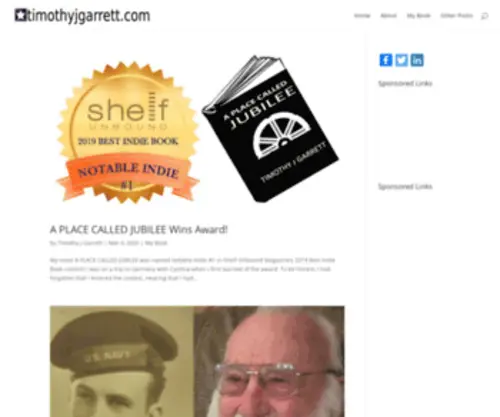 Timothyjgarrett.com(Timothy J Garrett) Screenshot