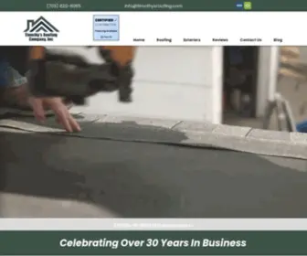 Timothysroofing.com(Timothy's Roofing Inc) Screenshot