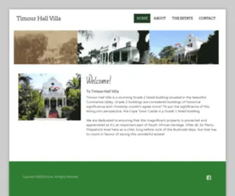 Timourhall.com(Timour Hall Villa) Screenshot